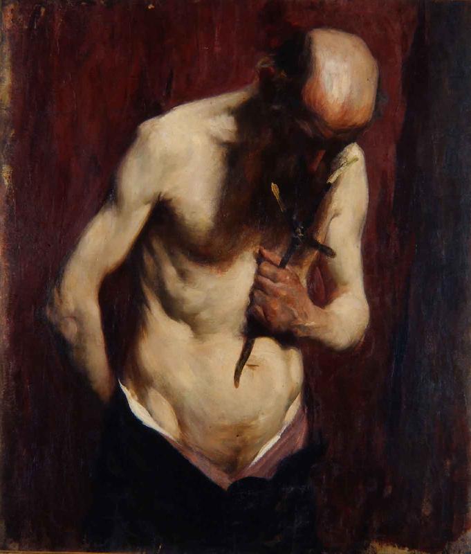 Anton Azbe Sv puscavnik oil painting image